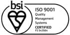 BSI ISO 9001 Certified